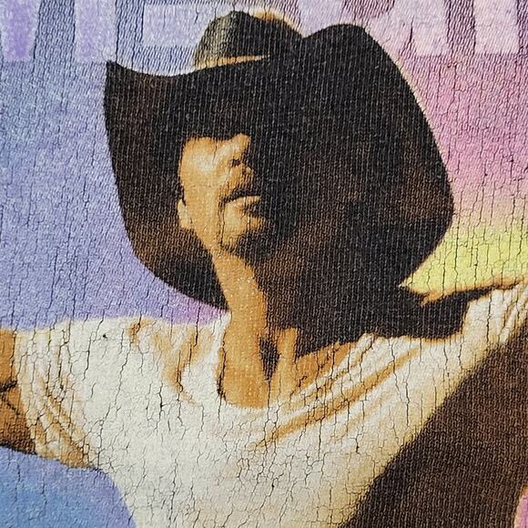 Tim-McGraw Shirt Large 21x27 Emotional Traffic Country Tour - Picture 15 of 16